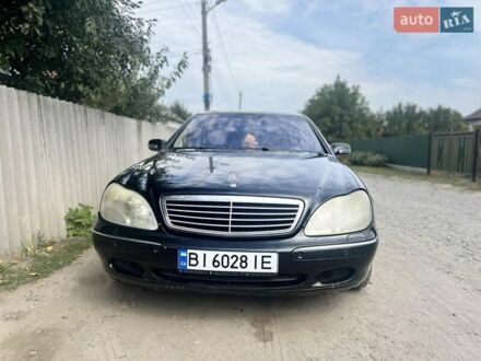 Чорний Мерседес С Клас, об'ємом двигуна 5 л та пробігом 276 тис. км за 6500 $, фото 1 на Automoto.ua