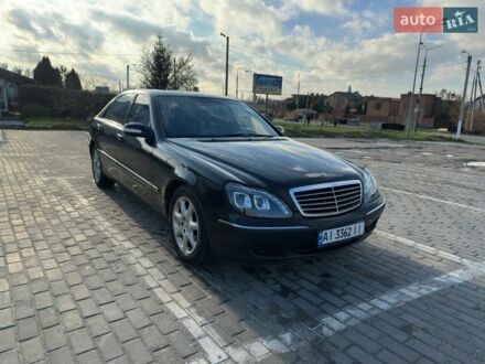 Черный Мерседес С Класс, объемом двигателя 4.97 л и пробегом 410 тыс. км за 5500 $, фото 1 на Automoto.ua