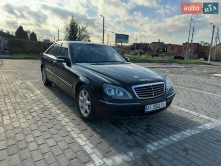 Черный Мерседес С Класс, объемом двигателя 4.97 л и пробегом 410 тыс. км за 4500 $, фото 1 на Automoto.ua