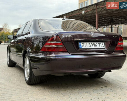 Фіолетовий Мерседес С Клас, об'ємом двигуна 3.2 л та пробігом 398 тис. км за 5500 $, фото 11 на Automoto.ua
