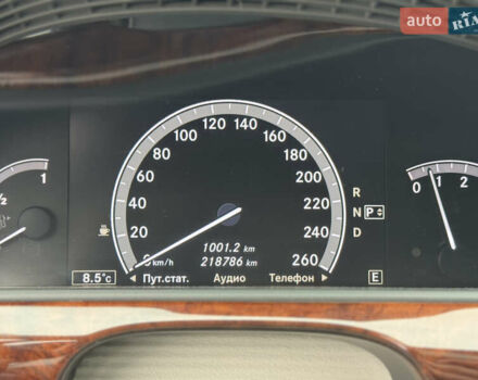 Сірий Мерседес С Клас, об'ємом двигуна 5.46 л та пробігом 218 тис. км за 13200 $, фото 33 на Automoto.ua