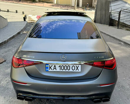Мерседес С Клас 2021 у Києві на Automoto.ua Сірий Мерседес С Клас, об'ємом двигуна 3.98 л та пробігом 18 тис. км за 111111 $, фото 7 на Automoto.ua