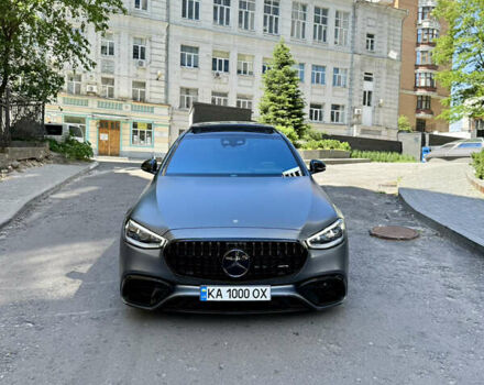 Мерседес С Клас 2021 у Києві на Automoto.ua Сірий Мерседес С Клас, об'ємом двигуна 3.98 л та пробігом 18 тис. км за 111111 $, фото 2 на Automoto.ua