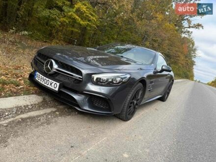 Серый Мерседес СЛ-Класс, объемом двигателя 4.66 л и пробегом 98 тыс. км за 45000 $, фото 1 на Automoto.ua