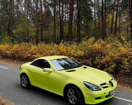 Желтый Мерседес СЛК 200, объемом двигателя 2 л и пробегом 220 тыс. км за 8900 $, фото 5 на Automoto.ua