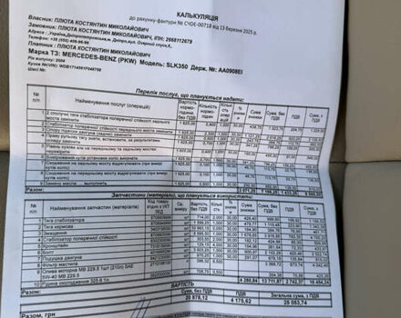 Чорний Мерседес СЛК-Клас, об'ємом двигуна 3.5 л та пробігом 129 тис. км за 14800 $, фото 23 на Automoto.ua