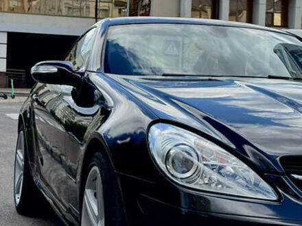 Мерседес СЛК-Класс 2004 в Черкассах на Automoto.ua Черный Мерседес СЛК-Класс, объемом двигателя 1.8 л и пробегом 186 тыс. км за 9000 $, фото 1 на Automoto.ua