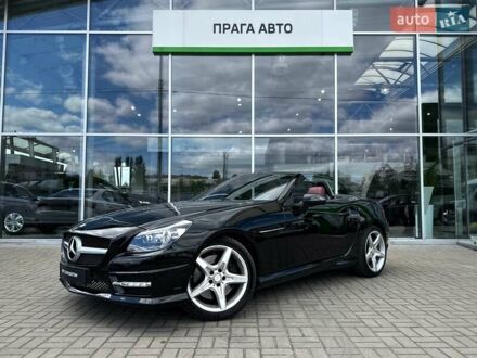 Мерседес СЛК-Клас 2013 у Києві на Automoto.ua Чорний Мерседес СЛК-Клас, об'ємом двигуна 3.5 л та пробігом 96 тис. км за 17990 $, фото 1 на Automoto.ua