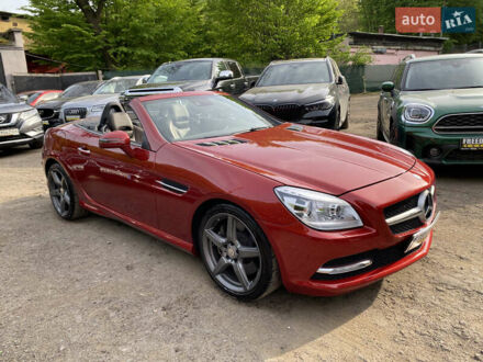 Мерседес СЛК-Класс 2014 в Львове на Automoto.ua Красный Мерседес СЛК-Класс, объемом двигателя 1.8 л и пробегом 40 тыс. км за 18600 $, фото 1 на Automoto.ua