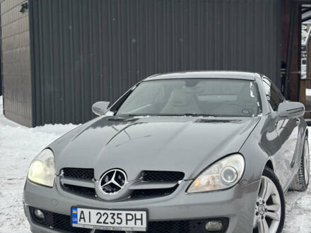 Сірий Мерседес СЛК-Клас, об'ємом двигуна 3 л та пробігом 155 тис. км за 8990 $, фото 1 на Automoto.ua