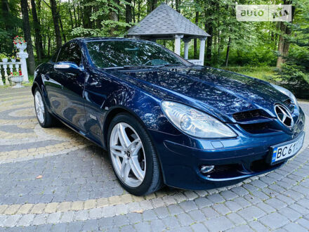 Мерседес СЛК-Клас 2005 у Івано-Франківську на Automoto.ua Синій Мерседес СЛК-Клас, об'ємом двигуна 1.8 л та пробігом 176 тис. км за 10900 $, фото 1 на Automoto.ua