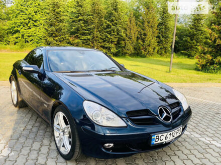 Мерседес СЛК-Класс 2005 в Ивано-Франковске на Automoto.ua Синий Мерседес СЛК-Класс, объемом двигателя 1.8 л и пробегом 175 тыс. км за 12500 $, фото 1 на Automoto.ua