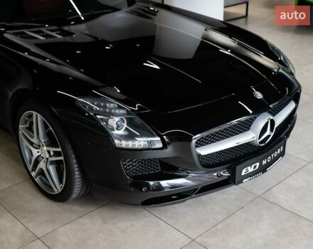 Черный Мерседес SLS AMG, объемом двигателя 6.21 л и пробегом 2 тыс. км за 350000 $, фото 11 на Automoto.ua