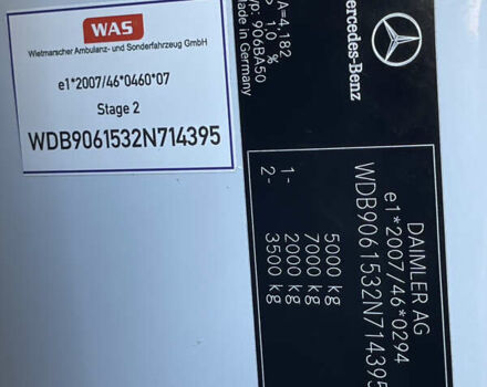 Белый Мерседес Sprinter, объемом двигателя 3 л и пробегом 251 тыс. км за 27815 $, фото 48 на Automoto.ua