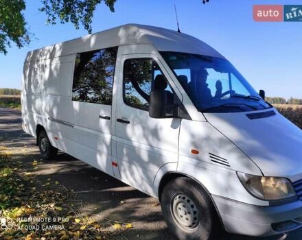 Белый Мерседес Sprinter, объемом двигателя 2.15 л и пробегом 389 тыс. км за 7200 $, фото 2 на Automoto.ua