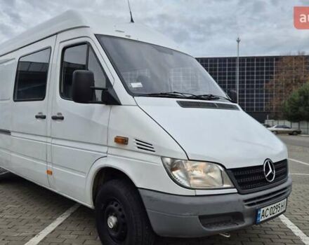 Белый Мерседес Sprinter, объемом двигателя 2.2 л и пробегом 264 тыс. км за 9900 $, фото 4 на Automoto.ua