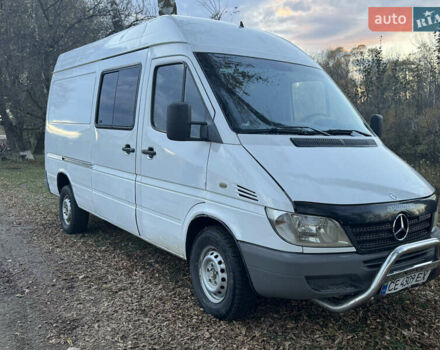 Белый Мерседес Sprinter, объемом двигателя 2.15 л и пробегом 499 тыс. км за 6500 $, фото 1 на Automoto.ua
