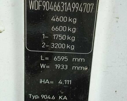 Белый Мерседес Sprinter, объемом двигателя 2.7 л и пробегом 185 тыс. км за 17000 $, фото 1 на Automoto.ua