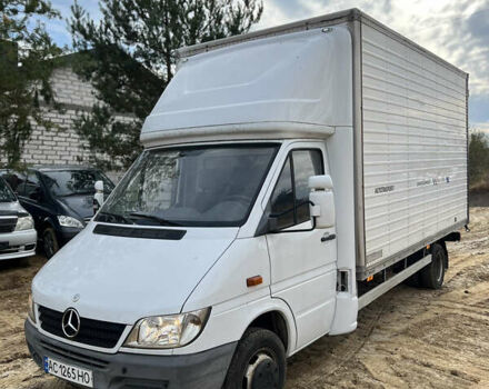 Белый Мерседес Sprinter, объемом двигателя 2.69 л и пробегом 390 тыс. км за 16600 $, фото 4 на Automoto.ua