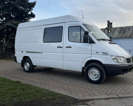 Белый Мерседес Sprinter, объемом двигателя 2.2 л и пробегом 351 тыс. км за 10600 $, фото 4 на Automoto.ua