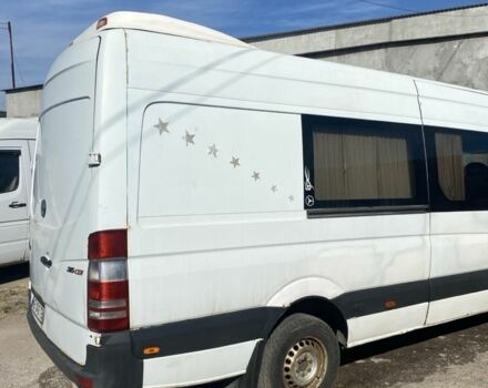 Белый Мерседес Sprinter, объемом двигателя 2.2 л и пробегом 200 тыс. км за 9700 $, фото 1 на Automoto.ua