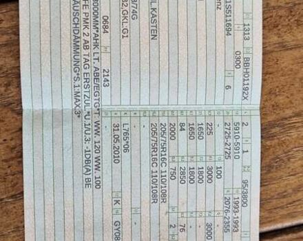 Білий Мерседес Sprinter, об'ємом двигуна 0 л та пробігом 359 тис. км за 10000 $, фото 7 на Automoto.ua