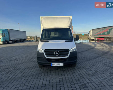 Белый Мерседес Sprinter, объемом двигателя 2.2 л и пробегом 220 тыс. км за 23500 $, фото 3 на Automoto.ua