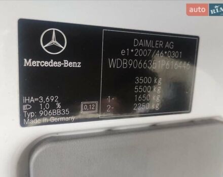 Белый Мерседес Sprinter, объемом двигателя 2.2 л и пробегом 262 тыс. км за 20700 $, фото 31 на Automoto.ua