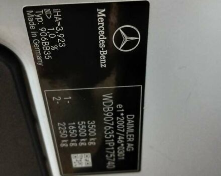 Белый Мерседес Sprinter, объемом двигателя 2.14 л и пробегом 386 тыс. км за 23600 $, фото 19 на Automoto.ua