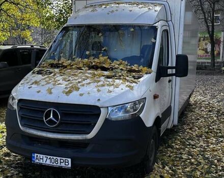 Белый Мерседес Sprinter, объемом двигателя 2.14 л и пробегом 156 тыс. км за 25600 $, фото 3 на Automoto.ua