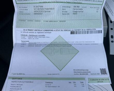 Білий Мерседес Sprinter, об'ємом двигуна 1.95 л та пробігом 244 тис. км за 27300 $, фото 67 на Automoto.ua