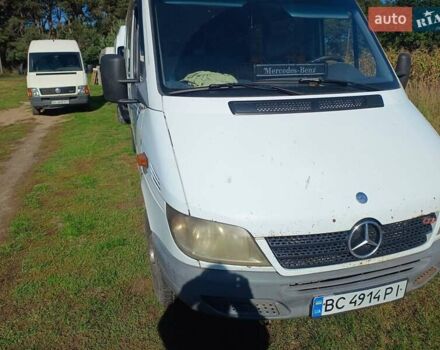 Белый Мерседес Sprinter, объемом двигателя 2.2 л и пробегом 200 тыс. км за 7500 $, фото 5 на Automoto.ua