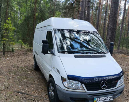 Белый Мерседес Sprinter, объемом двигателя 2.15 л и пробегом 487 тыс. км за 6900 $, фото 1 на Automoto.ua