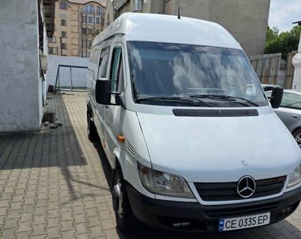 Белый Мерседес Sprinter, объемом двигателя 2.1 л и пробегом 396 тыс. км за 14200 $, фото 2 на Automoto.ua