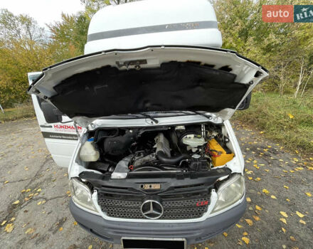 Белый Мерседес Sprinter, объемом двигателя 2.7 л и пробегом 430 тыс. км за 13500 $, фото 67 на Automoto.ua