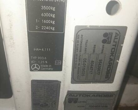 Белый Мерседес Sprinter, объемом двигателя 2.7 л и пробегом 510 тыс. км за 12500 $, фото 16 на Automoto.ua