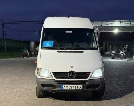 Білий Мерседес Sprinter, об'ємом двигуна 2.2 л та пробігом 670 тис. км за 9500 $, фото 1 на Automoto.ua