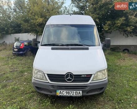 Белый Мерседес Sprinter, объемом двигателя 2.2 л и пробегом 388 тыс. км за 9700 $, фото 6 на Automoto.ua