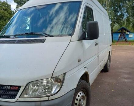 Белый Мерседес Sprinter, объемом двигателя 2.7 л и пробегом 694 тыс. км за 8700 $, фото 18 на Automoto.ua