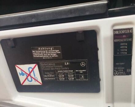 Білий Мерседес Sprinter, об'ємом двигуна 2.15 л та пробігом 470 тис. км за 9300 $, фото 17 на Automoto.ua