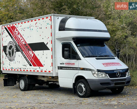Белый Мерседес Sprinter, объемом двигателя 2.7 л и пробегом 430 тыс. км за 13500 $, фото 2 на Automoto.ua