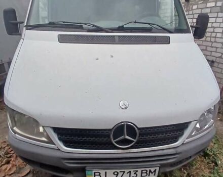 Белый Мерседес Sprinter, объемом двигателя 2.7 л и пробегом 520 тыс. км за 10000 $, фото 1 на Automoto.ua