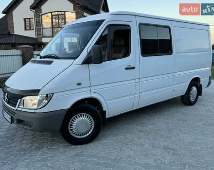 Белый Мерседес Sprinter, объемом двигателя 2.2 л и пробегом 341 тыс. км за 6900 $, фото 1 на Automoto.ua