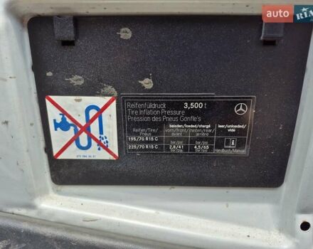 Белый Мерседес Sprinter, объемом двигателя 2.7 л и пробегом 435 тыс. км за 7100 $, фото 17 на Automoto.ua
