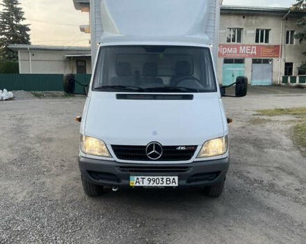 Белый Мерседес Sprinter, объемом двигателя 2.7 л и пробегом 590 тыс. км за 16900 $, фото 3 на Automoto.ua