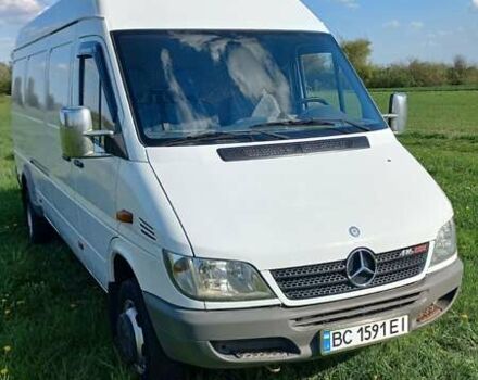 Белый Мерседес Sprinter, объемом двигателя 2.7 л и пробегом 385 тыс. км за 21500 $, фото 26 на Automoto.ua