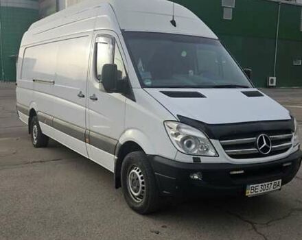 Белый Мерседес Sprinter, объемом двигателя 2.2 л и пробегом 434 тыс. км за 12500 $, фото 1 на Automoto.ua