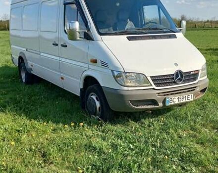 Белый Мерседес Sprinter, объемом двигателя 2.7 л и пробегом 385 тыс. км за 21500 $, фото 6 на Automoto.ua