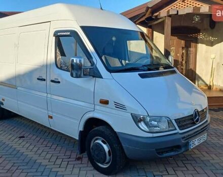 Белый Мерседес Sprinter, объемом двигателя 2.7 л и пробегом 385 тыс. км за 19800 $, фото 19 на Automoto.ua