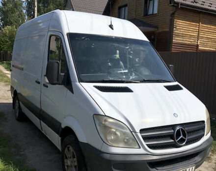 Белый Мерседес Sprinter, объемом двигателя 2.14 л и пробегом 274 тыс. км за 10400 $, фото 1 на Automoto.ua
